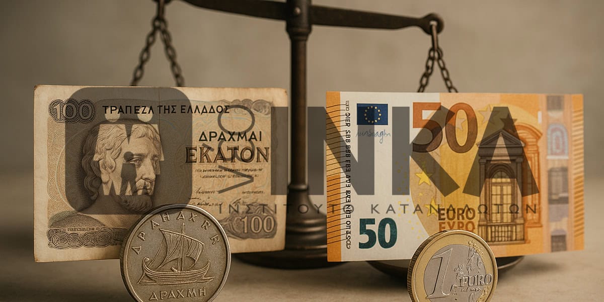 &Pi;&rho;&omicron;ϊό&nu;&tau;&alpha; &mu;&epsilon; &Delta;&rho;&alpha;&chi;&mu;ή &kappa;&alpha;&iota; &mu;&epsilon; &Epsilon;&upsilon;&rho;ώ